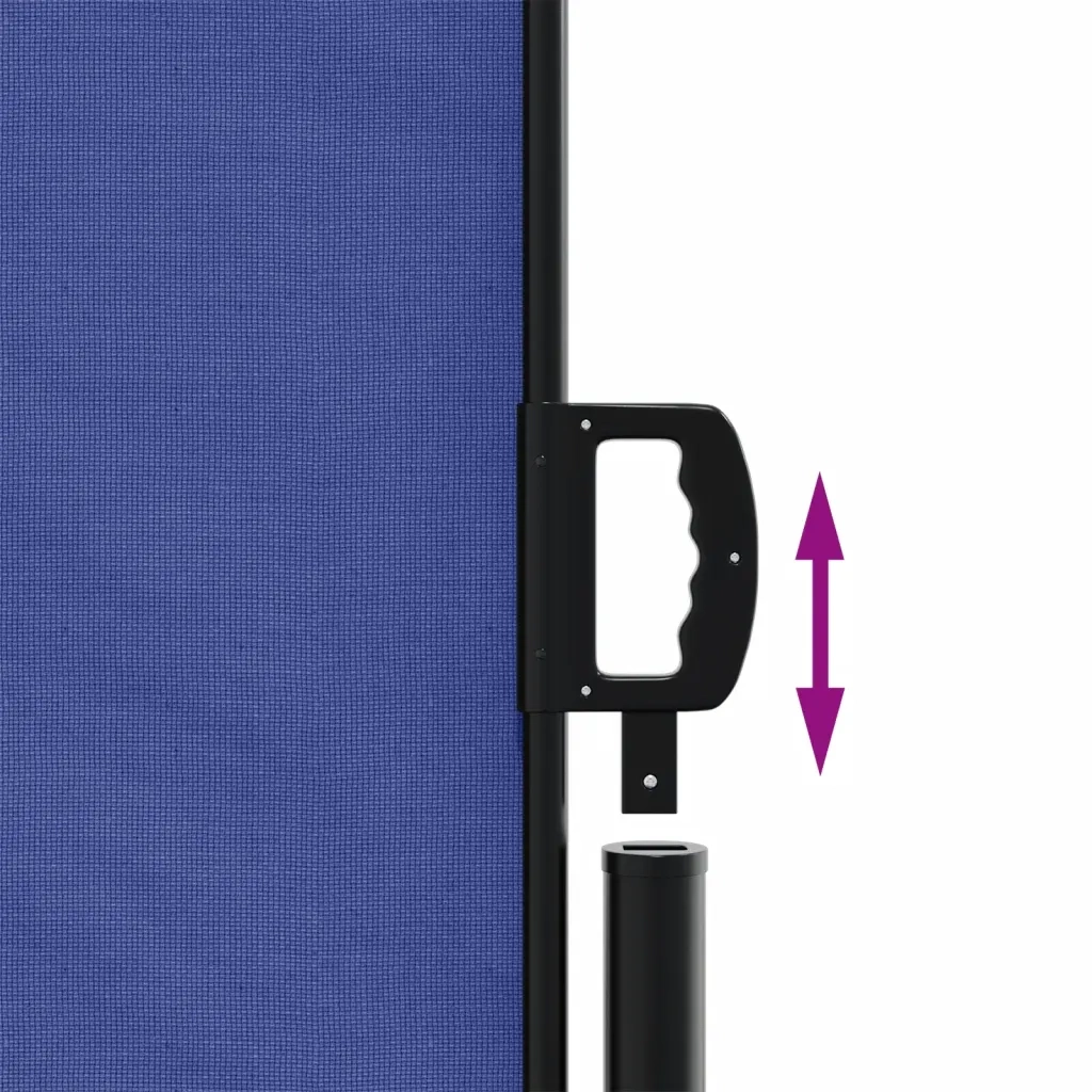 Tenda da Sole Laterale Retrattile Blu 160x1000 cm 4004731