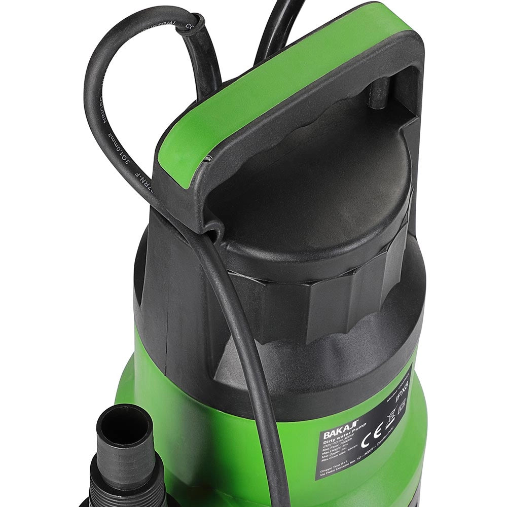 Pompa Immersione Elettropompa Sommersa Acque Scure Sporche e Chiare 400W 7000L/h