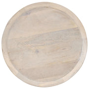 Tavolino di Servizio Ø60x75 cm in Legno Massello di Mango 320598