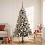 Albero di Natale Artificiale con Palline 120 cm 150 LED 3460815
