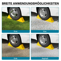 ‌Wiltec Cunei per autocarri e rimorchi Capacità di carico fino a 6,5 t 2 Fermaruota Camion