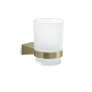 Portaspazzolini da muro in acciaio inox e Cromall TN10 Gedy serie TONALE Oro Matt