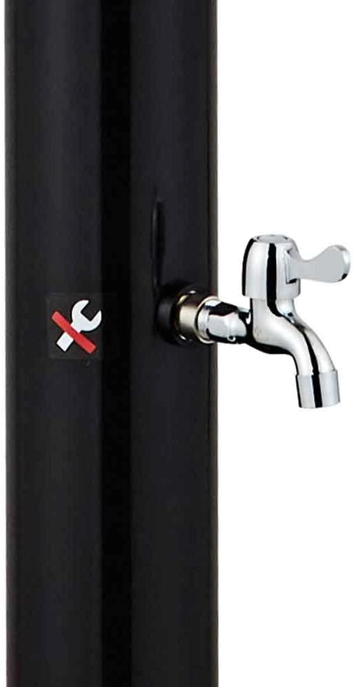 Doccia Solare Giardino Piscina Esterno 35Lt Lava Piedi Miscelatore Campeggio