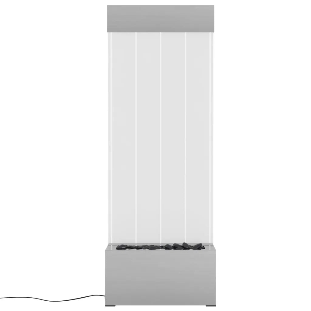 Colonna di Bolle con LED RGB Acciaio Inox e Acrilico 110 cm 151400