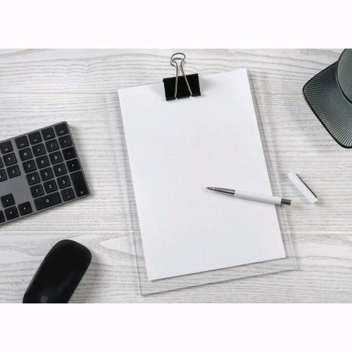 Vetro Sintetico Pretagliato Liscio Bianco Opalino 50x25 cm da 2mm Termoformabile