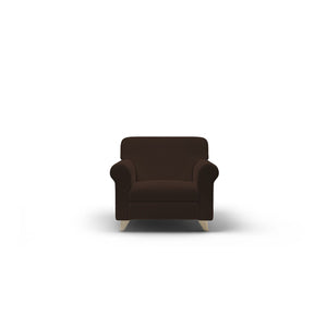 Copridivano Elasticizzato 1 Posto in Poliestere Iris Marrone