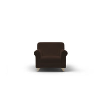 Copridivano Elasticizzato 2 Posti in Poliestere Iris Marrone