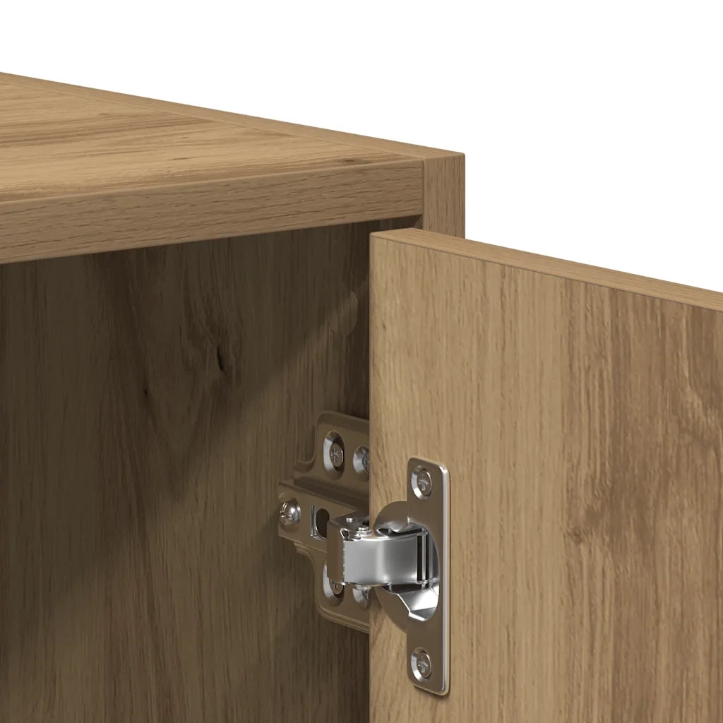Mobile da Bagno Rovere Artigianale 30x30x183,5 cm in Truciolato