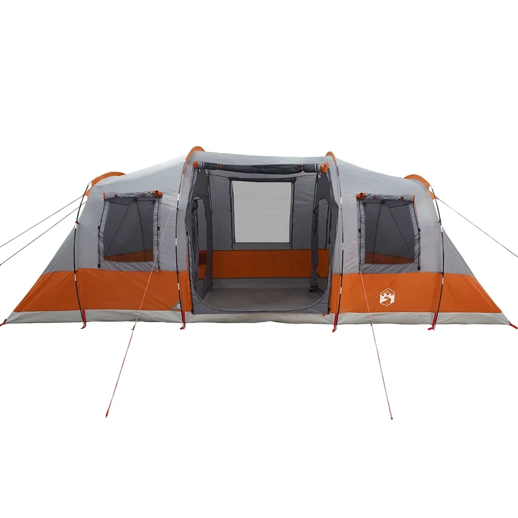 Tenda Familiare a Tunnel per 6 Persone Grigia Impermeabile 4009418
