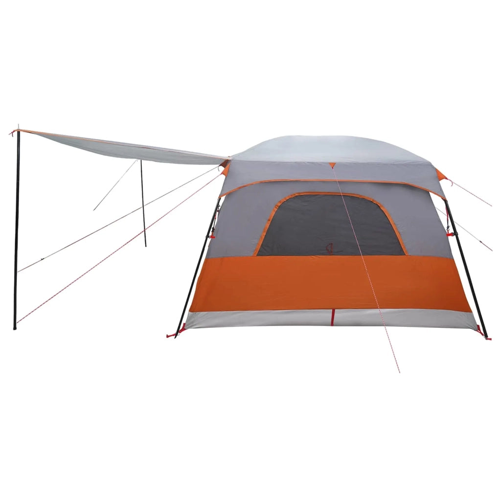 Tenda Familiare con tetto Grigio e arancione 500 x 400 x 230 cm 42028503