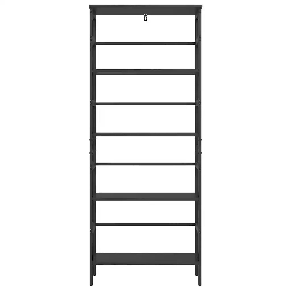 Libreria Rovere Nero 60 x 29,5 x 149 cm Legno multistrato