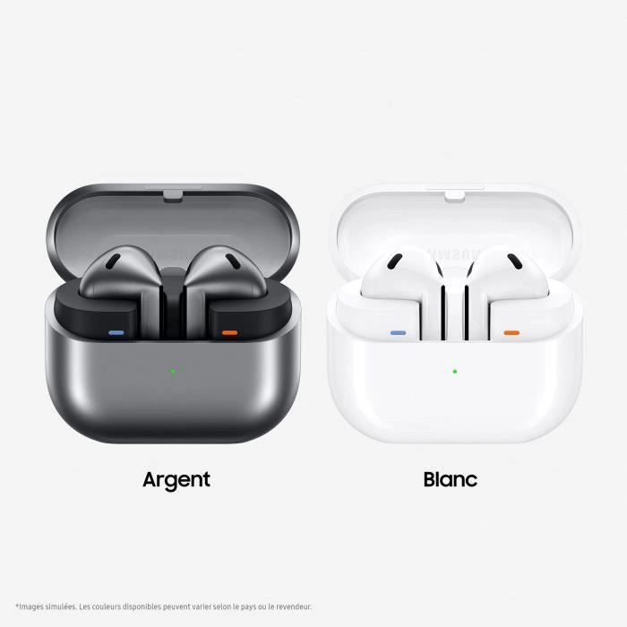 Cuffie wireless SAMSUNG Galaxy Buds3 con riduzione attiva del rumore Bianco
