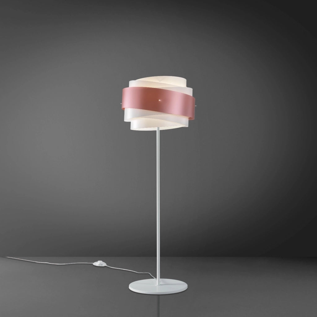 Piantana Moderna Bea Polilux ® Pink Metal E Metallo 1 Luce E27