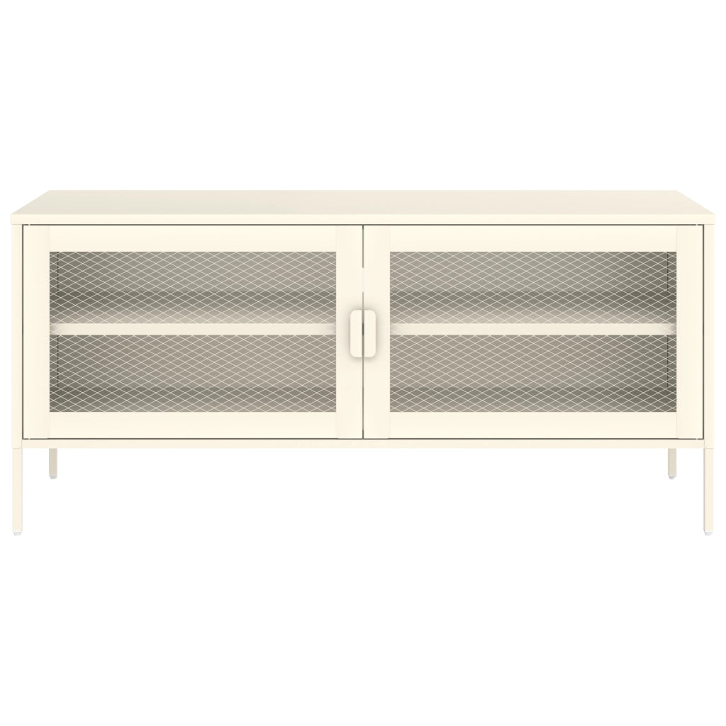 Mobile TV in metallo 120cm bianco TOM