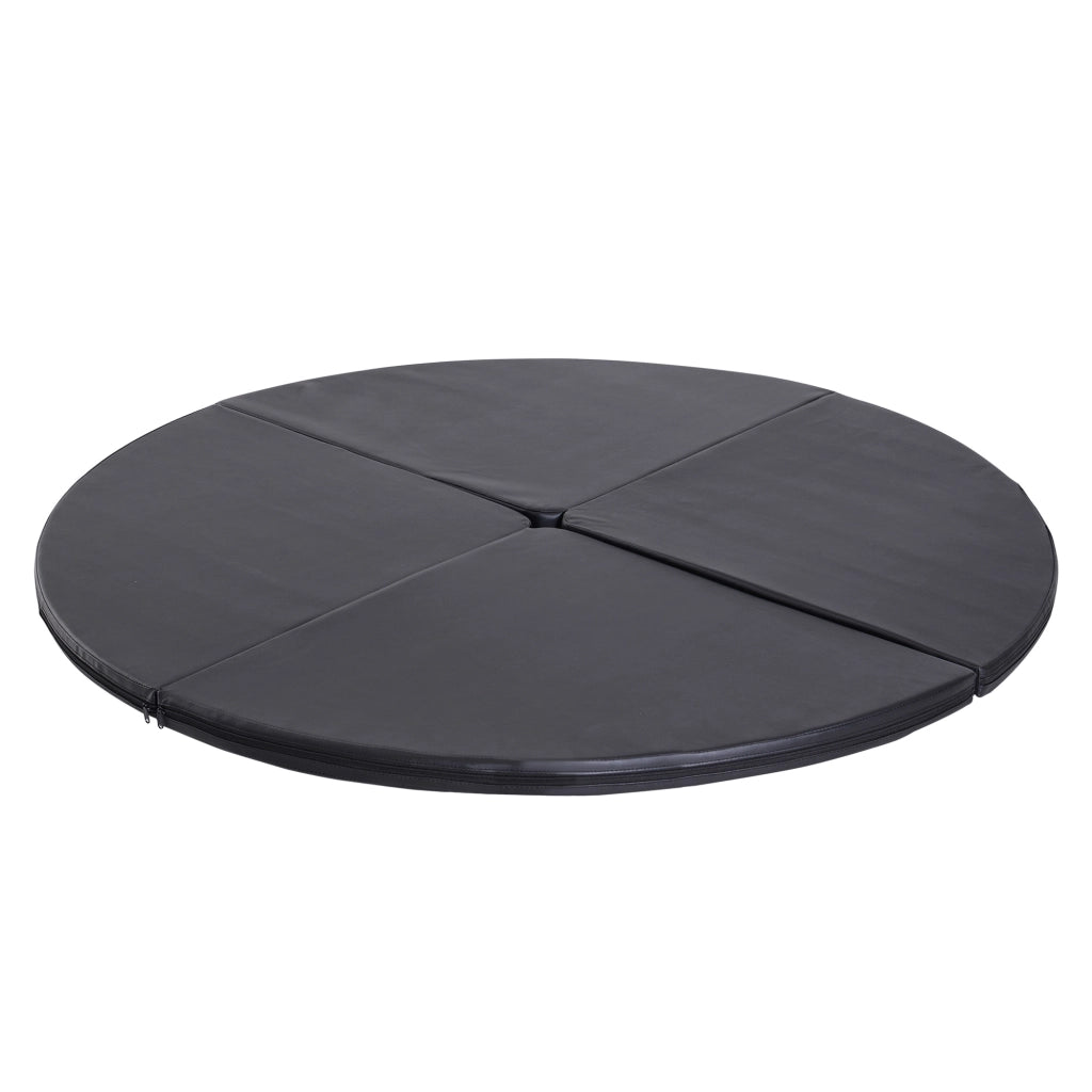 Tappetino per Pole Dance Pieghevole ¨C Zephmum ¨C Nero Plastica ? 150 cm Spessore 5 cm