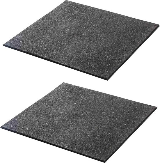Set di 2 tappeti antivibrazioni per lavatrici e asciugatrici - Tappeto antiscivolo in gomma 60 x 60 cm