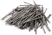 Penne in acciaio - Spiedini per carpenteria - 100 pezzi - 1,5x35 mm - Testa piatta - Adatti a vari lavori - Blu