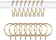 Giradischi 16 pezzi - Ringhi apribili/chiusi - Giradischi metallici - Per traverse porte/paraventi doccia - Diametro interno 1,5 pollici - Resistenti allo sfregio e resistenti - Attacco giradischi