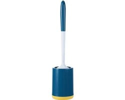 Set di 1 pezzo di spazzola morbida per il water, senza angoli morti, spazzola in plastica duraturo per la cucina e la doccia, adatta per i water, le docce e le spazzole per doccia-water (verde)
