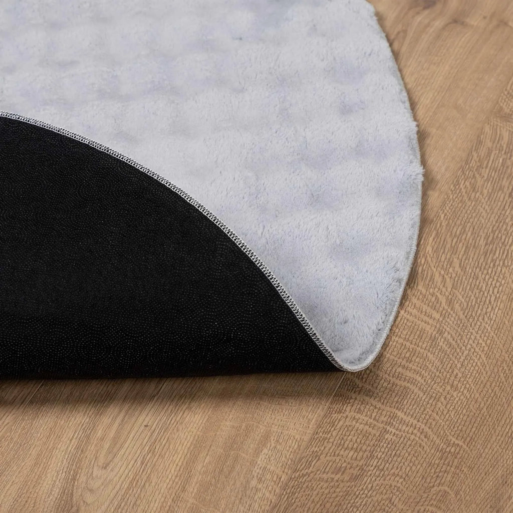Tappeti per area Rotondo SIROLO Grigio Ø 200 CM Poliestere 42022777