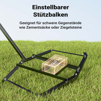 Erpice livellatore prato terreno per trattori compatti 190x98 cm Telaio fisso di livellamento