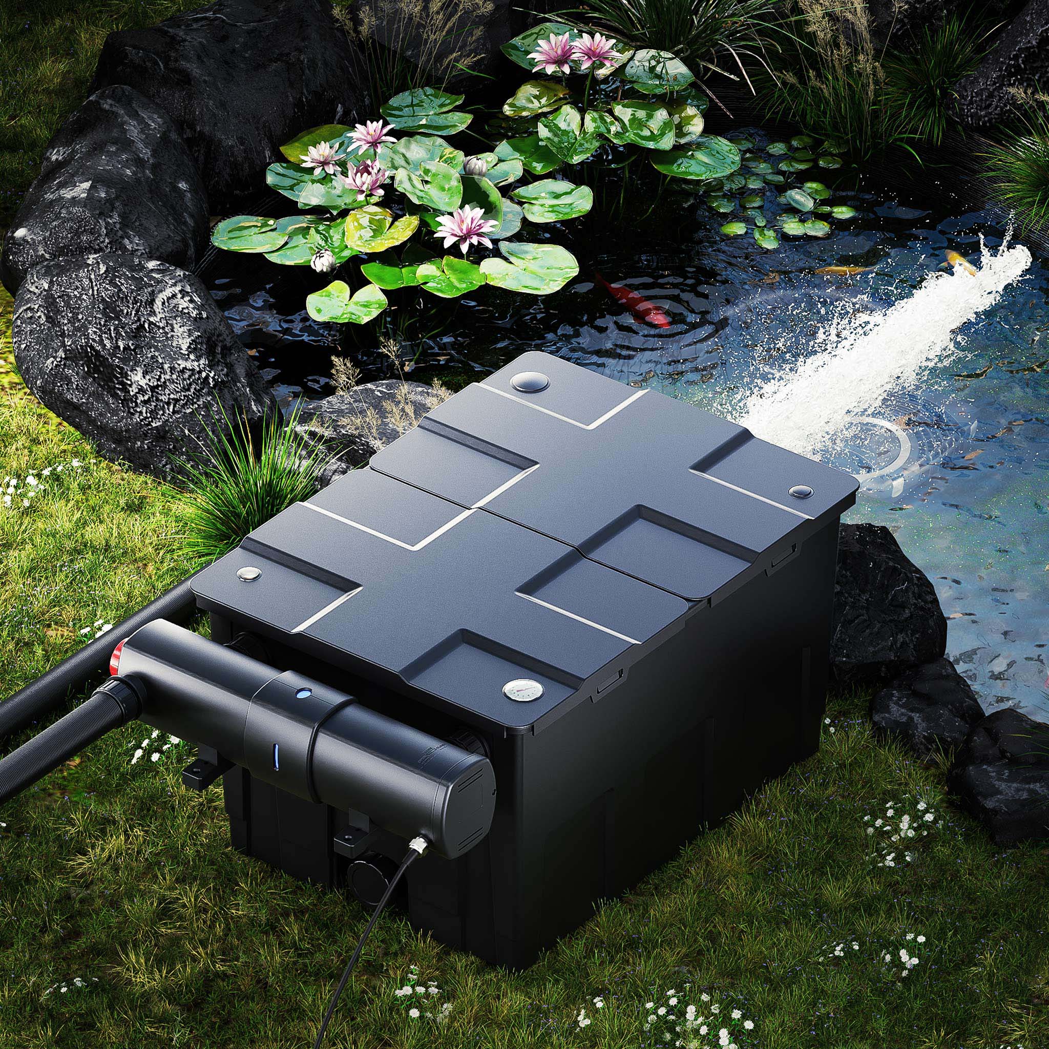 Filtro a camera per laghetto CBF-550 L per filtrazione di max 60.000 l