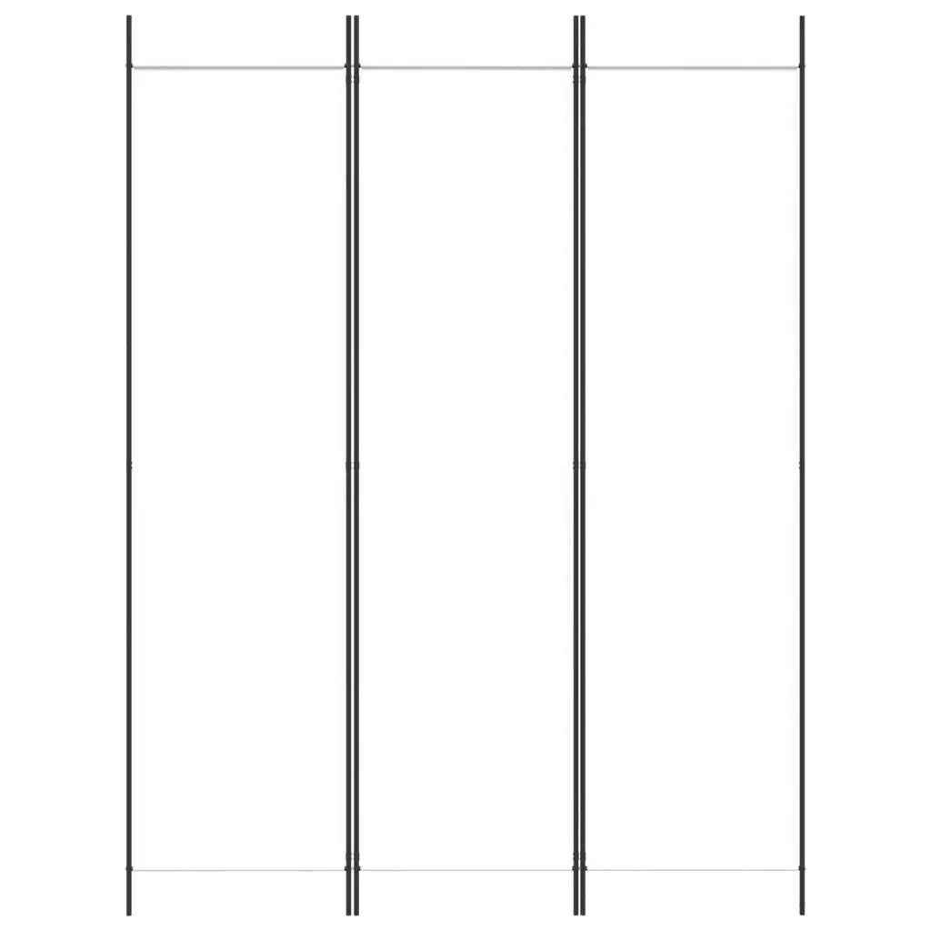 Divisorio a 3 Pannelli bianco 150x200 cm in Tessutocod mxl 97077