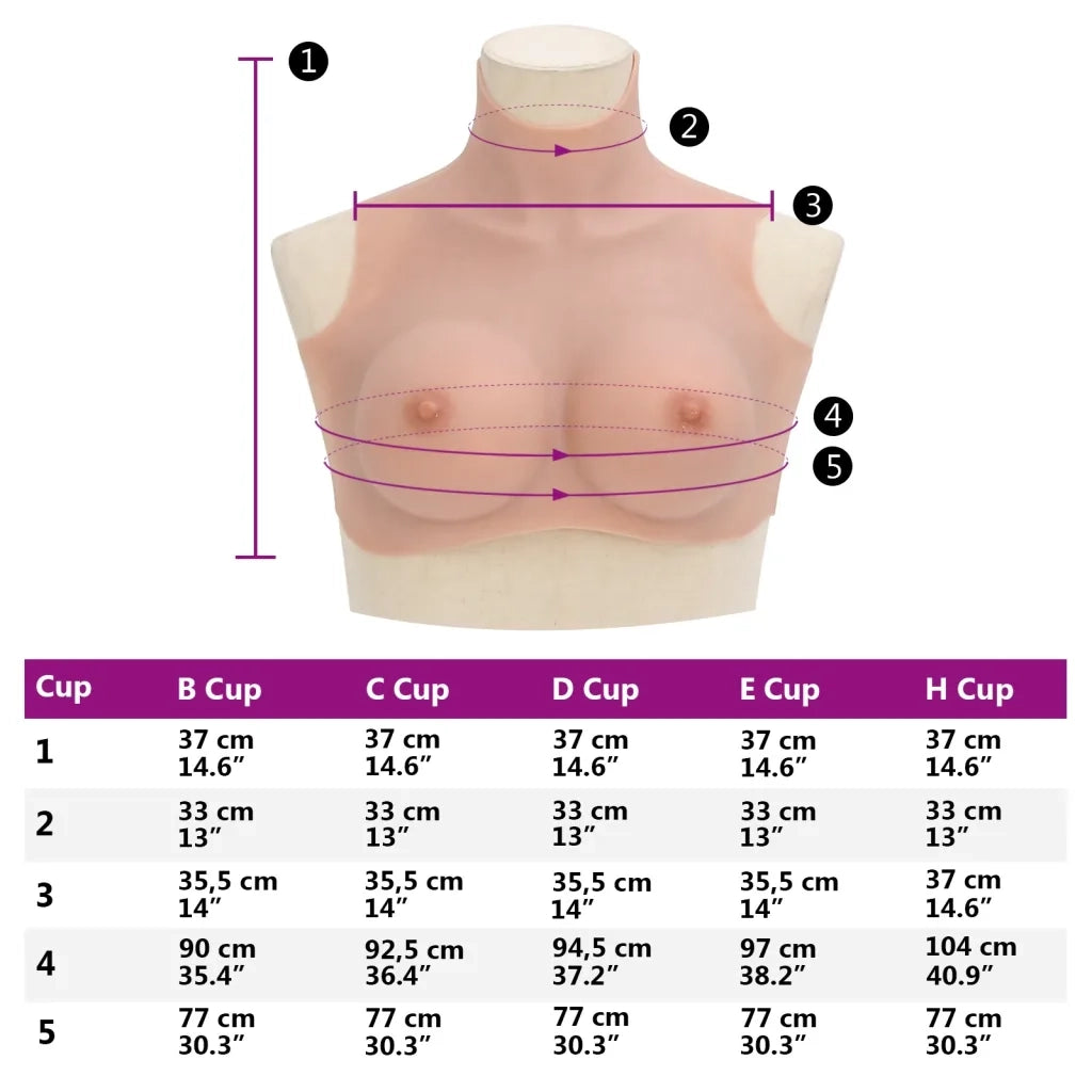 Corpetto in Silicone Naturale Coppa D CFW7420877