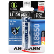 Ansmann 1307-0001 batteria per uso domestico Batteria ricaricabile 18650 Ioni di Litio