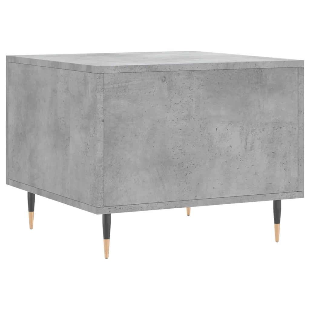 Tavolino salotto | Tavolino da caff¨¨ | Tavolino da Soggiorno Grigio Cemento 50x50x40 cm Legno Multistrato