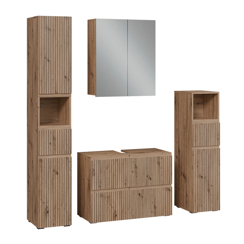 Vicco Set di mobili da bagno Artigiano 4 parti