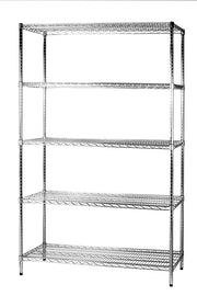 Archimede scaffale metallico scaffale 5 ripiani cm 61 x 121 x h. 200 cucina bagno garage cabina armadio