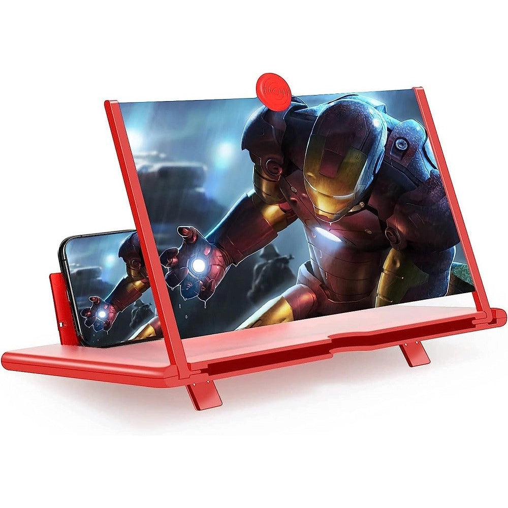 Trade Shop - Lente Di Ingrandimento Schermo 12" 3d Per Cellulare Smartphone Guardare Video Film -