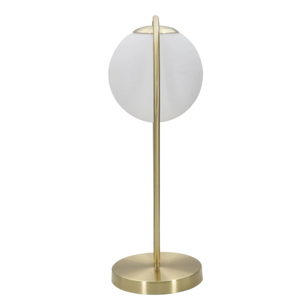 Lampada da Tavolo VKH147, Oro, Metallo, 25x18x50 cm