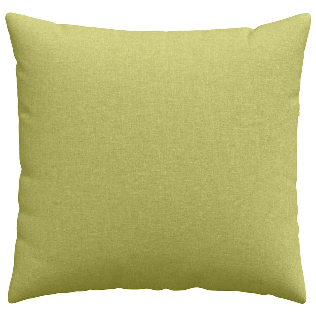 Cuscini da Divano 2 pz-Set di 2 Cuscini per Sofa Verde chiaro 50 x 50 cm Tessuto