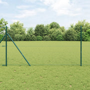 Recinzione Esagonale Verde 1x10 m Acciaio
