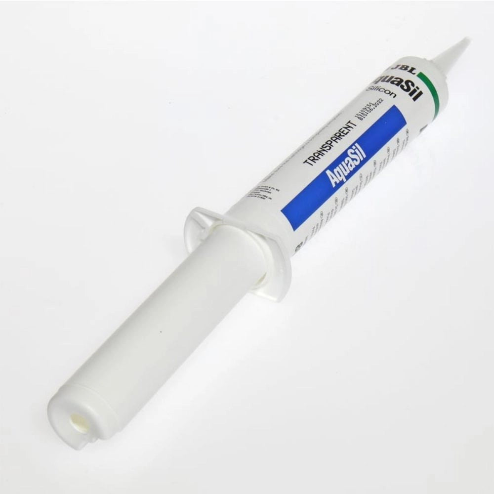 JBL Aquasil 80ml trasparente - Silicone speciale per acquari e terrari, per incollare, rabboccare e turare