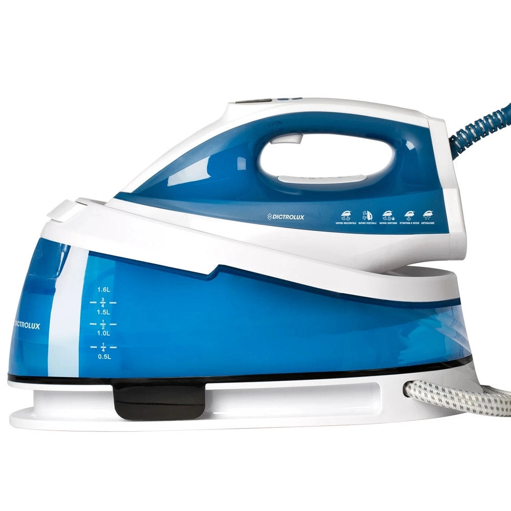 Trade Shop - Ferro Da Stiro Con Caldaia 2800w Serbatoio 1.6lt Piastra In Ceramica Alluminio Anticalcare -