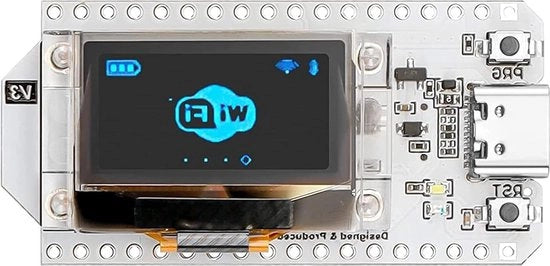 Pannello di sviluppo ESP32 con schermo OLED per Arduino NodeMCU - Supporto WiFi Bluetooth - Scenari intelligenti - Antenna 2,4 GHz