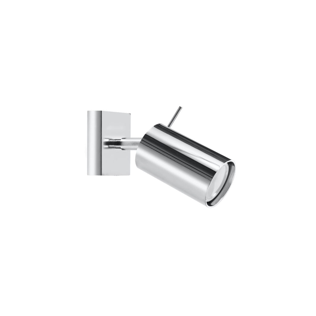 Applique Pure Lume Torque 1 luce cromo GU10 dimmerabile