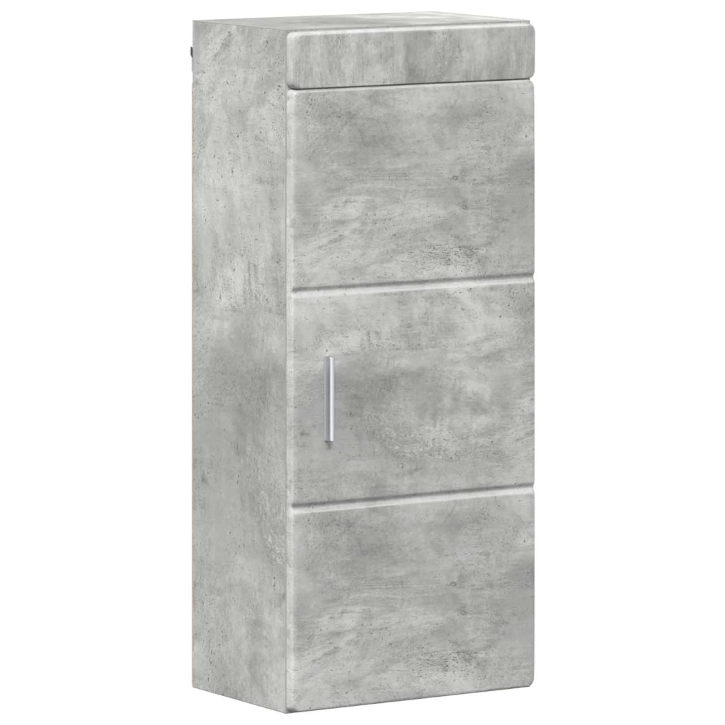 Armadio da bagno a muro TULUM Grigio cemento 37 x 24,5 x 86 cm 880334