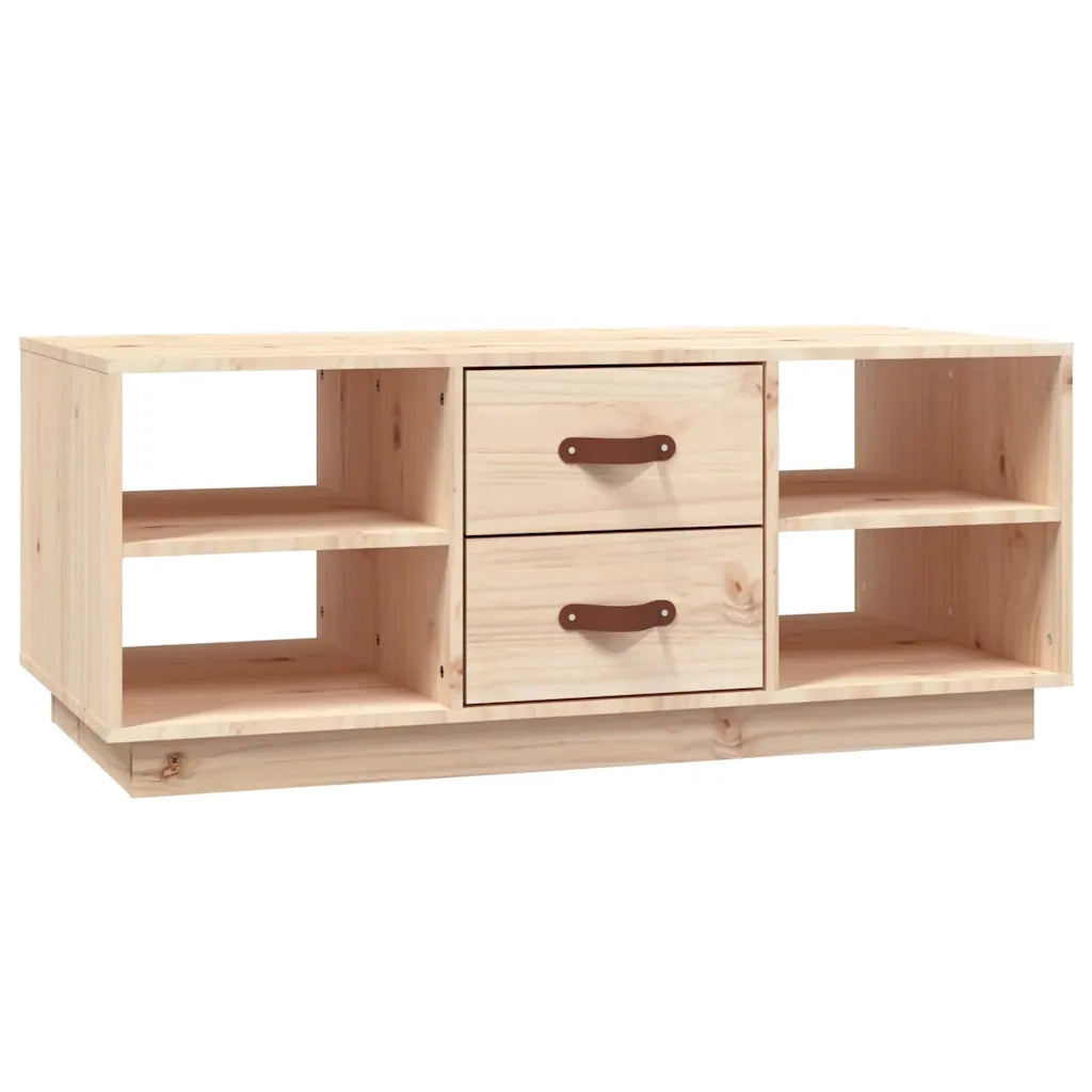 Tavolino da Salotto-Tavolino da soggiorno-Tavolo 100x50x41 cm Legno Massello di Pino