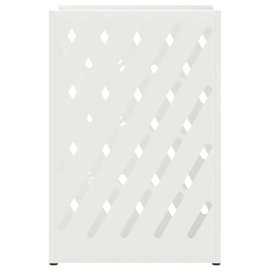 Supporto per Ombrellone Bianco 28 x 12 x 41 cm Acciaio 868535