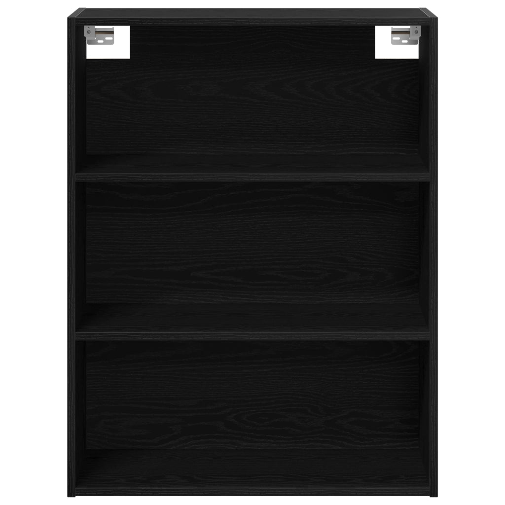 Armadio a sospensione Rovere nero 69.5 x 32.5 x 90 cm