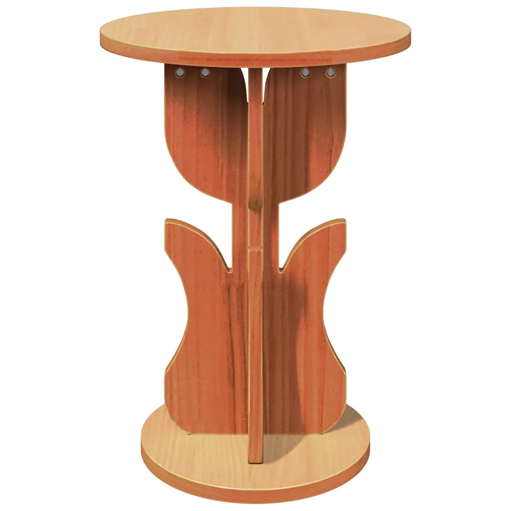 Tavolino da salotto Marrone cerato 39,5 x 39,5 x 53,5 cm 873558