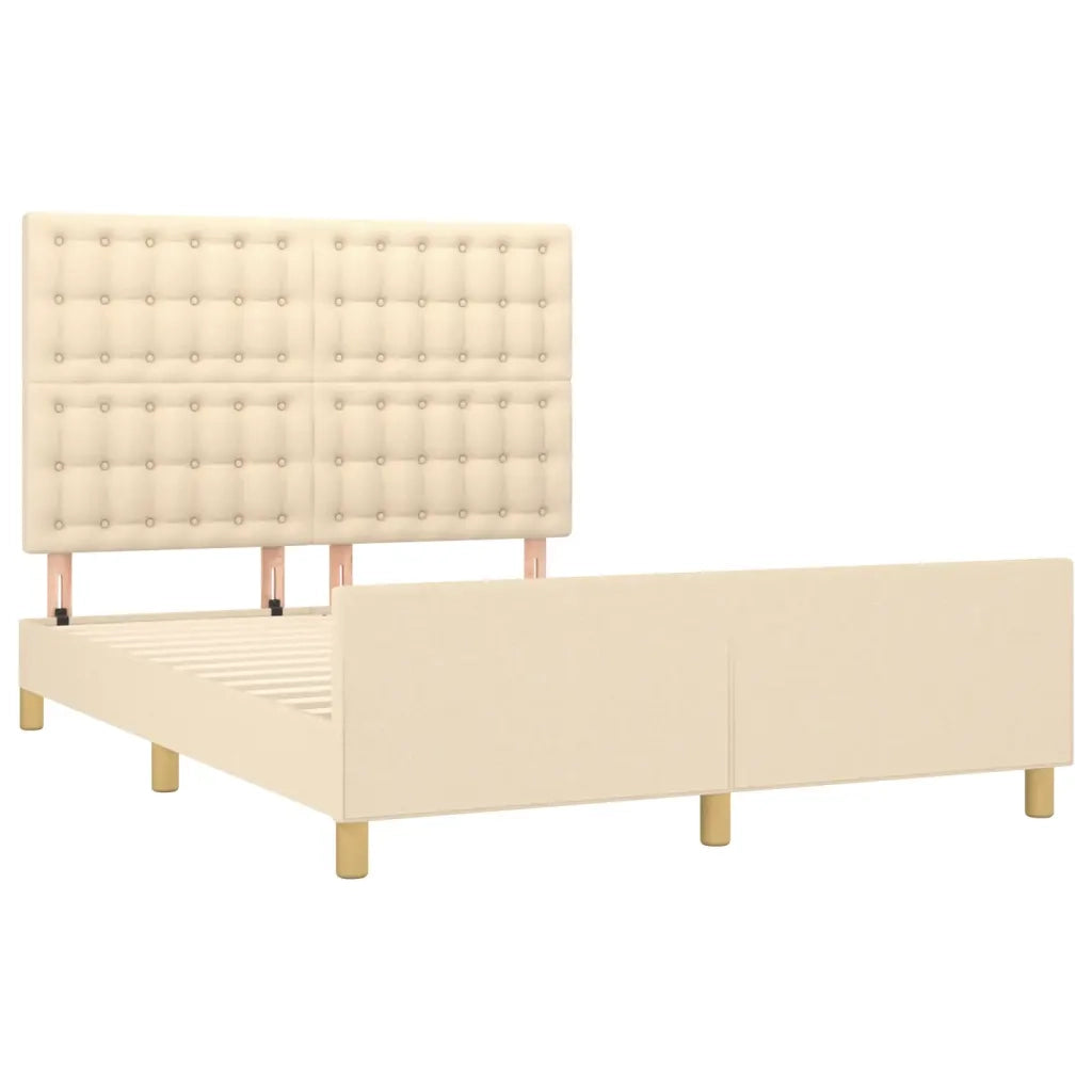 Giroletto con Testiera Crema 140x200 cm in Tessuto cod mxl 59719