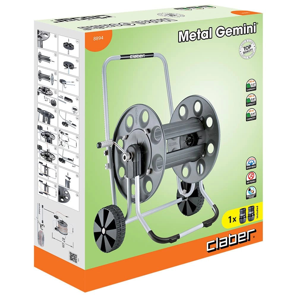 Carrello Avvolgitubo Metal Gemini Art. 8894 Claber