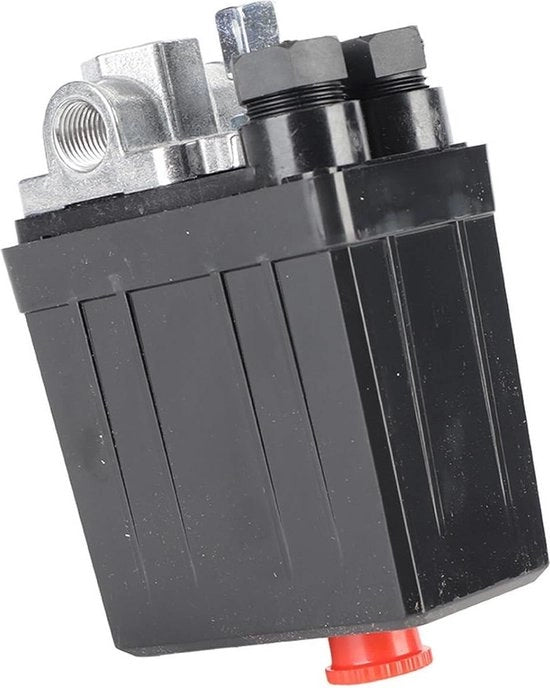 Regolatore di pressione per compressore ad alta qualità con valvola di controllo 1/4" - 4 ingressi - 240V 16A 90-120PSI.