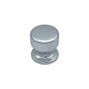 Pomolo fisso per porta SAGUATTI 175/50AB in alluminio argento lucido
