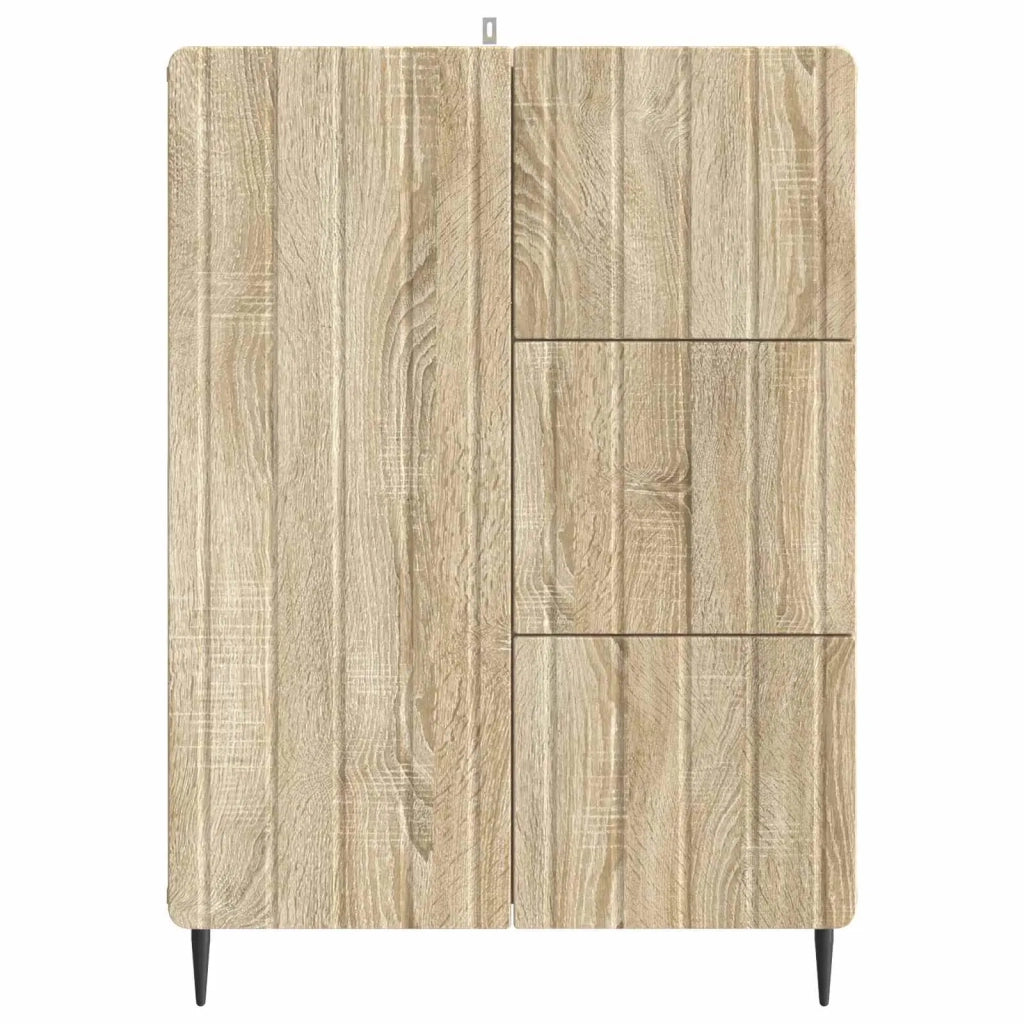 Credenza Rovere Sonoma 66 x 34,5 x 91,5 cm Legno ingegnerizzato